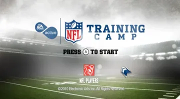 EA Sports Active NFL Training Camp screen shot title